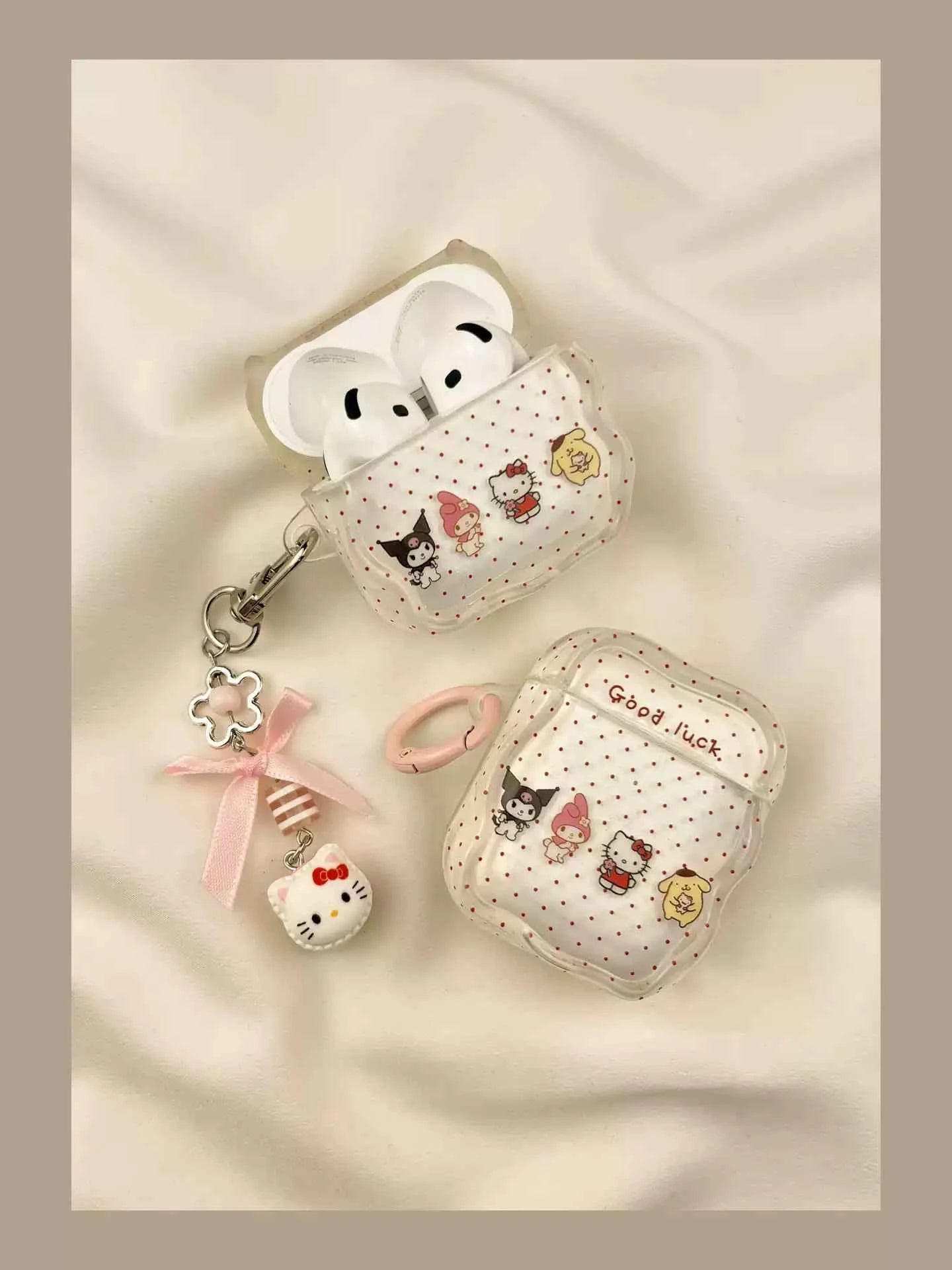 Polka Dot Sanrio AirPods Case