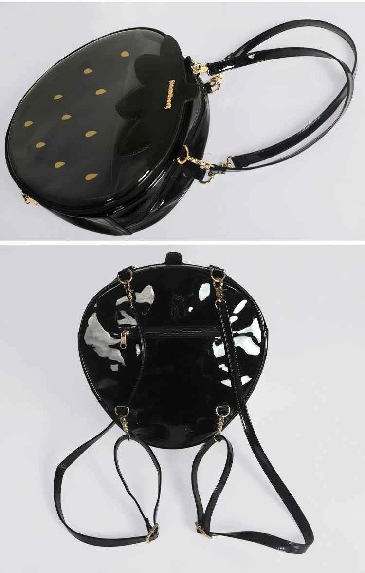 Strawberry Ita Bag A4 Size with Adjustable Shoulder Straps