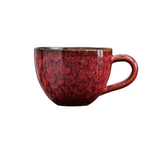 Ceramic Coffee Mug,9oz Mini Coffee Cup Handmade Vintage Espresso Cup