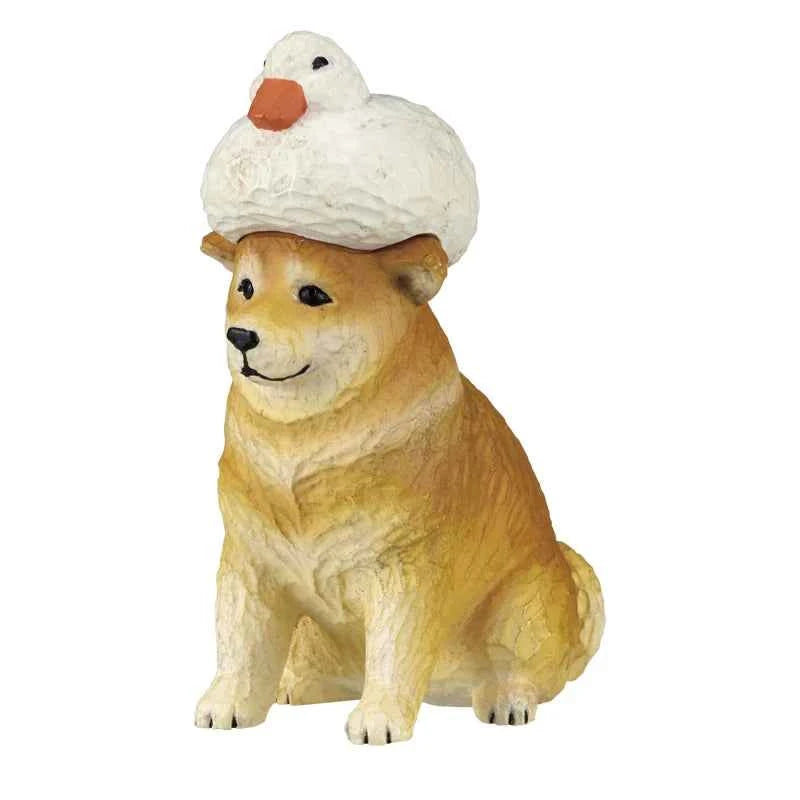 Akane Carved Duck & Dog Gacha 4 Types Pack