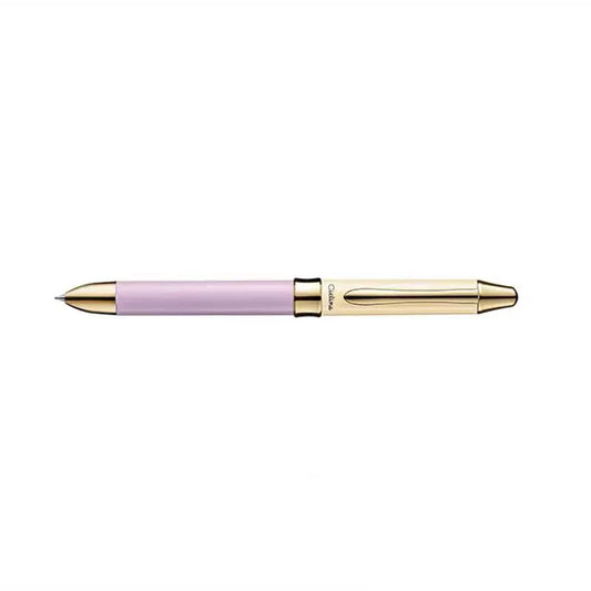 Pentel Cielina Multi-Function Pen | 0.5mm Black & Red Ballpoint + Mechanical Pencil | 3-in-1 Purple