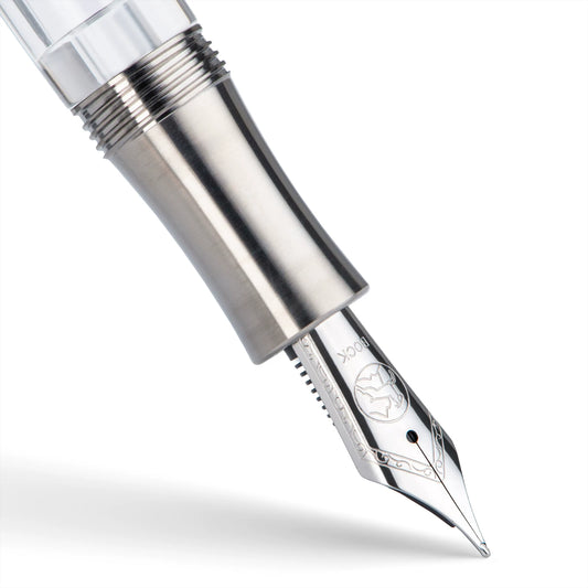 Asvine P36 Titanium Alloy Piston Filling Fountain Pen BOCK