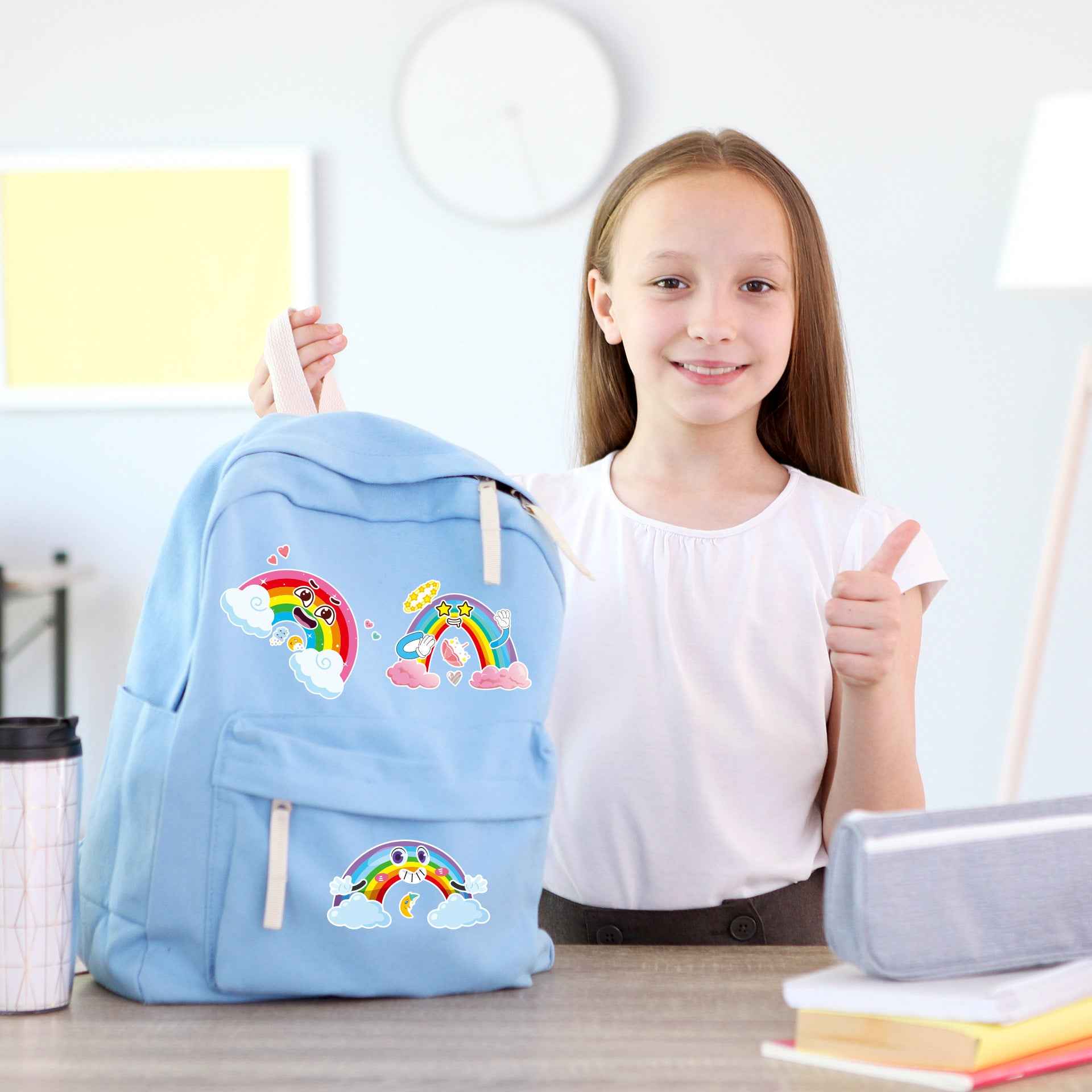 Make a Face Rainbow Stickers for Kids 24 Sheets