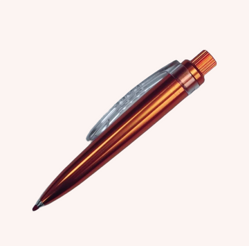 Bolígrafo de gel mini todo metal BTST, clic silencioso retráctil, tinta negra 0.5 mm