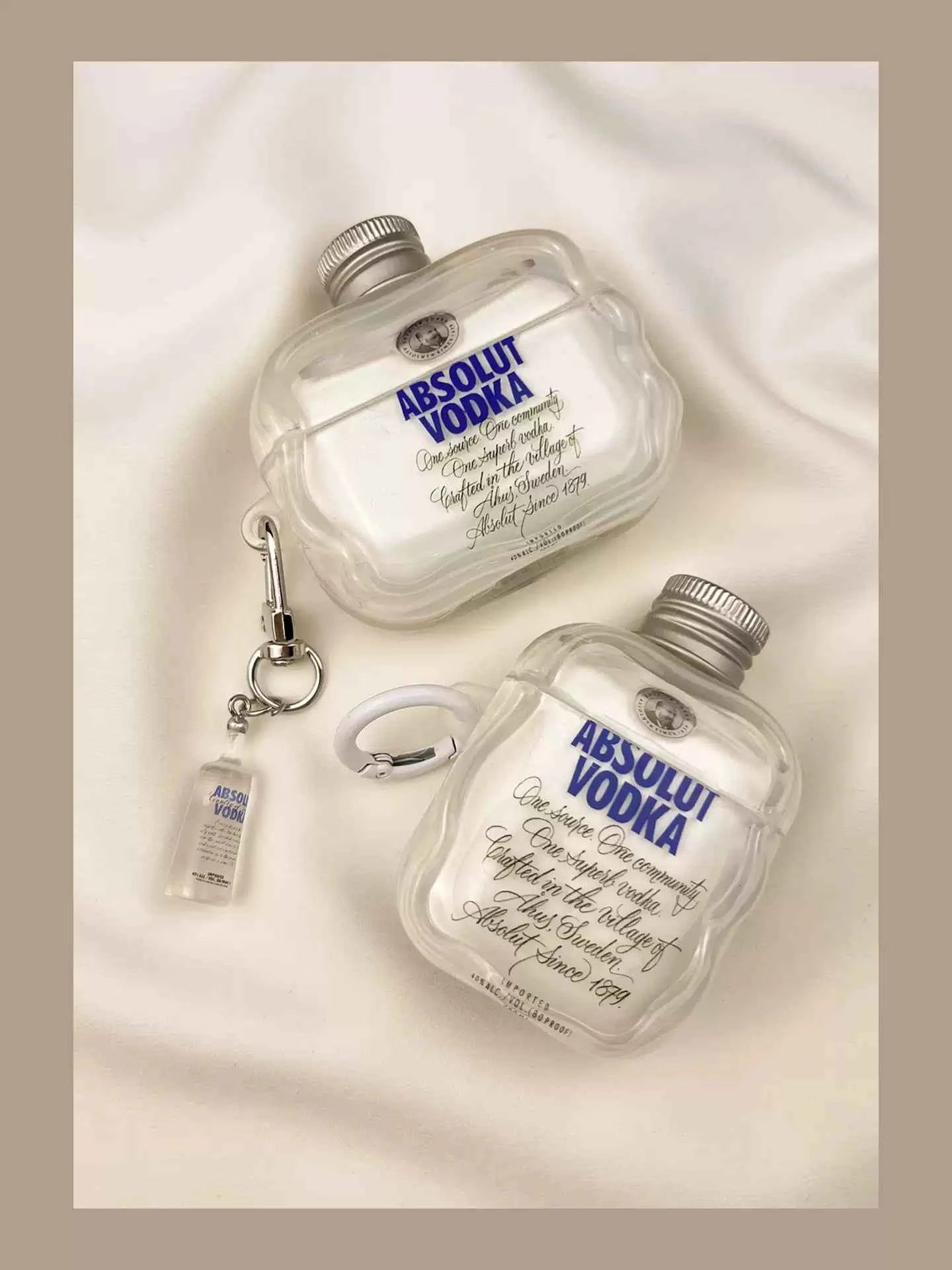 3D Vodka Bottle AirPods Case