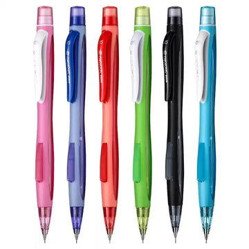 Uni Shalaku M5-228 Mechanical Pencil 0.5mm Side-Click 6-Pack