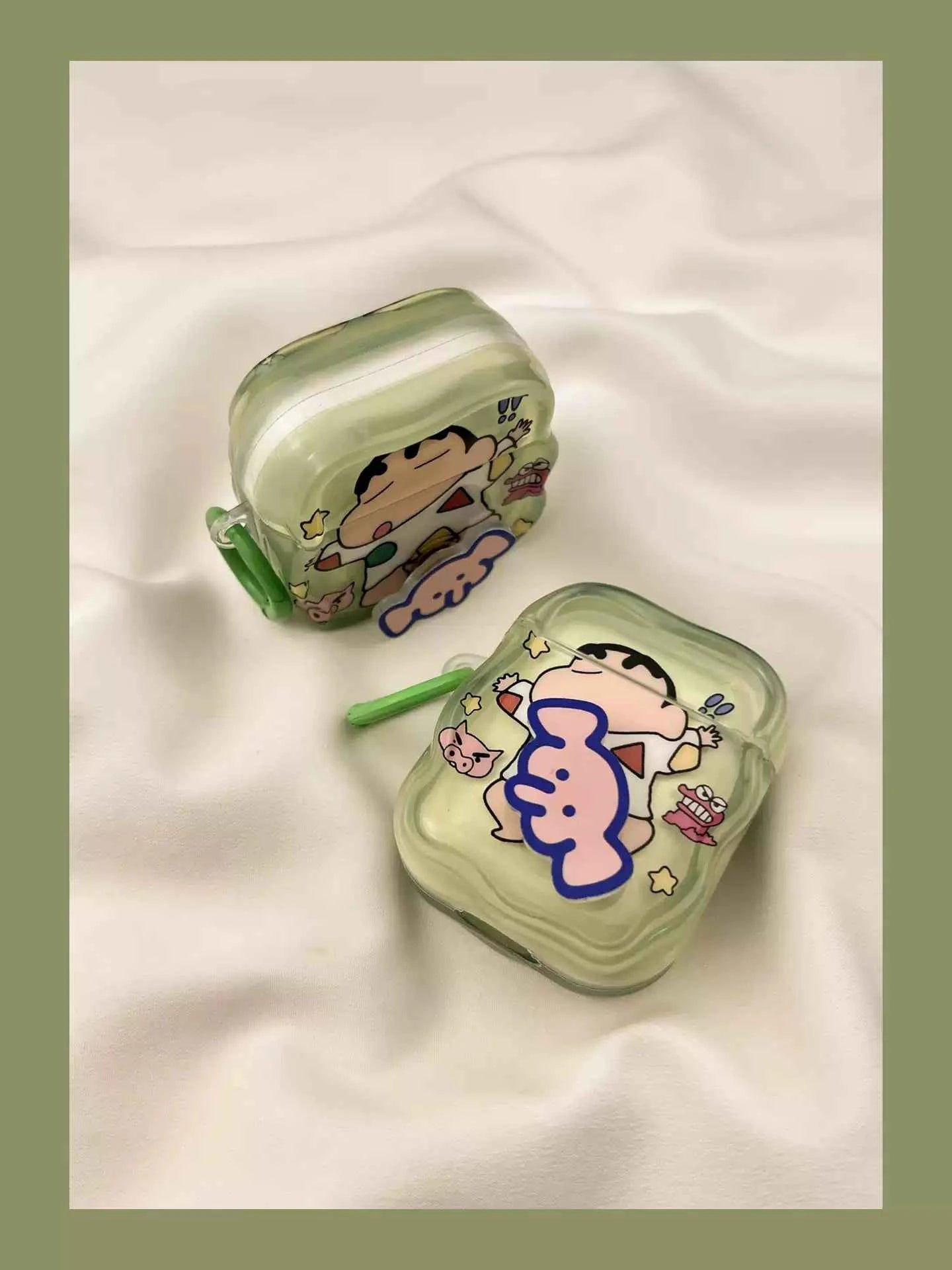 Rotating Elephant Pajamas Crayon Shin-chan AirPods Case