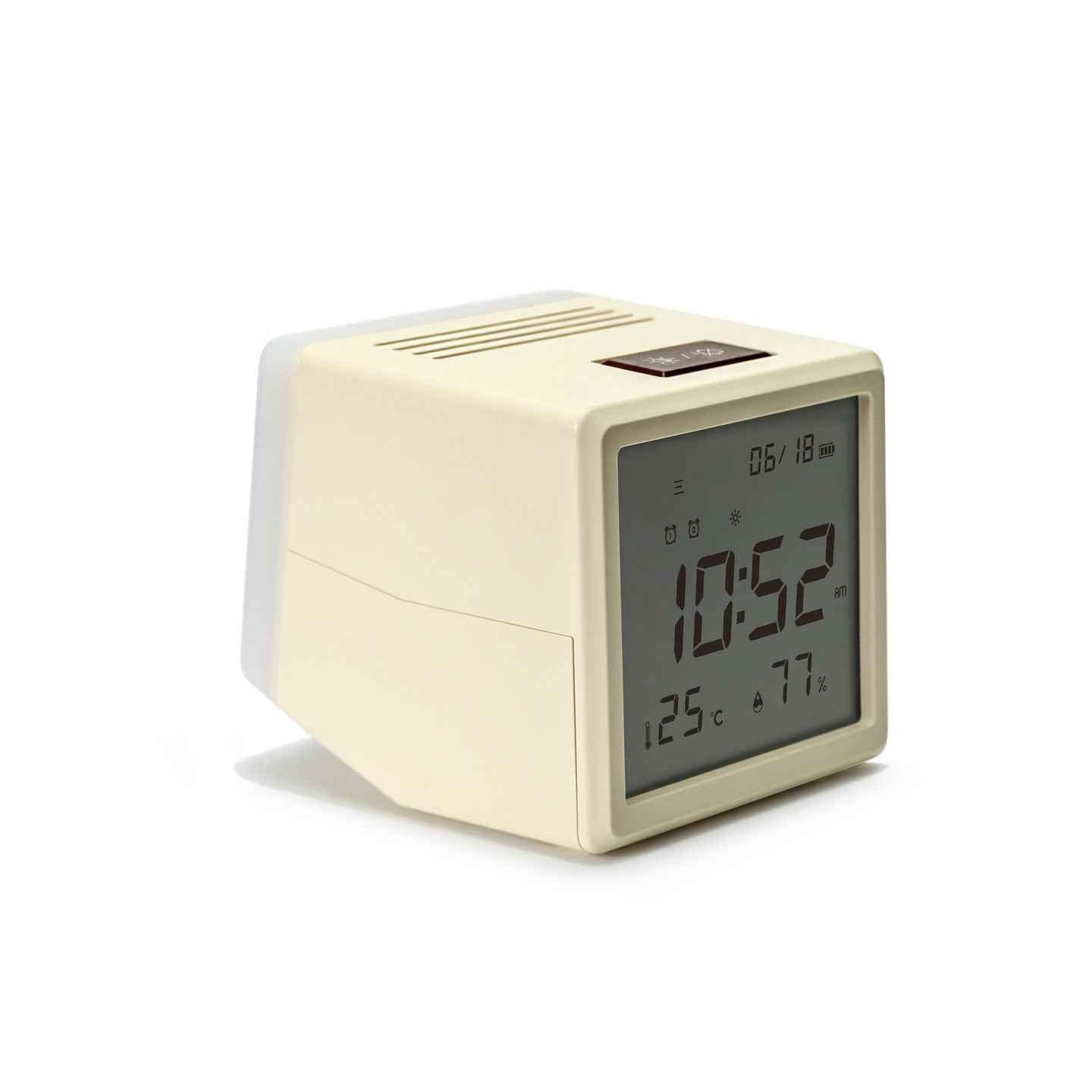 HBK Seesaw Alarm Clock with LED Night Light 3000K