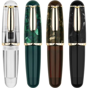 Majohn Q1 Mini Fountain Pen Short Resin Pocket Pen Large Capacity