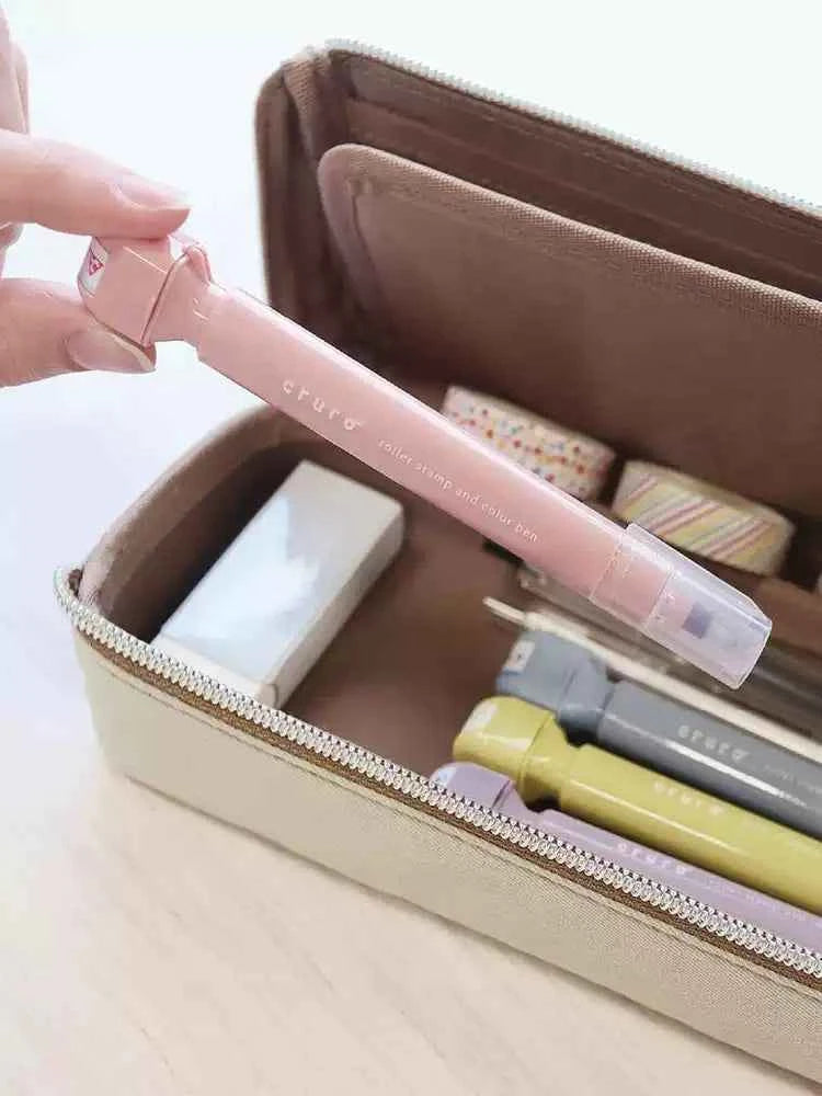 Kutsuwa Cruro Roller Stamp and Color Pen