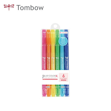 Set de pixuri cu vârf din fetru Tombow Play Color K, 6/12/24/36 culori
