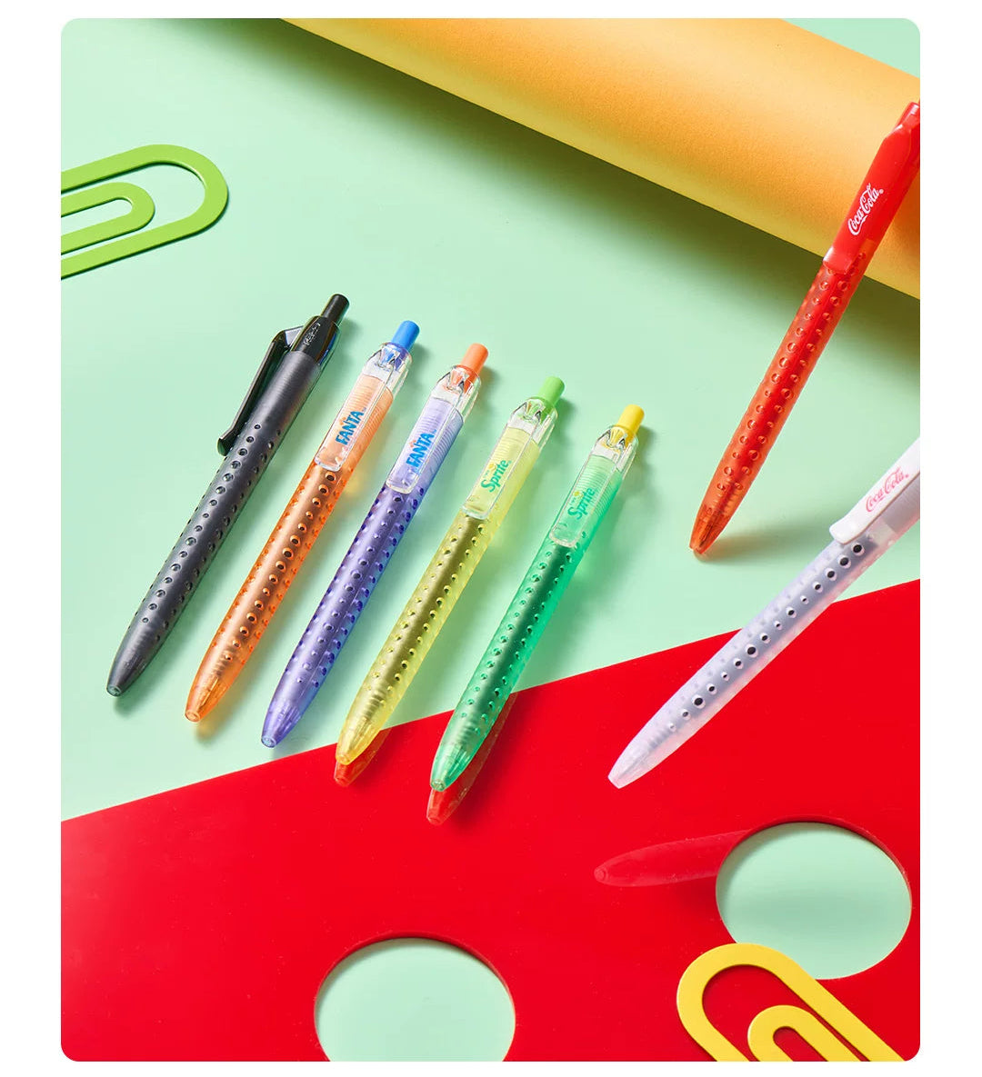 KACO TECFLOW x Coca-Cola Limited Edition Click Gel Pen Set 7 Pack