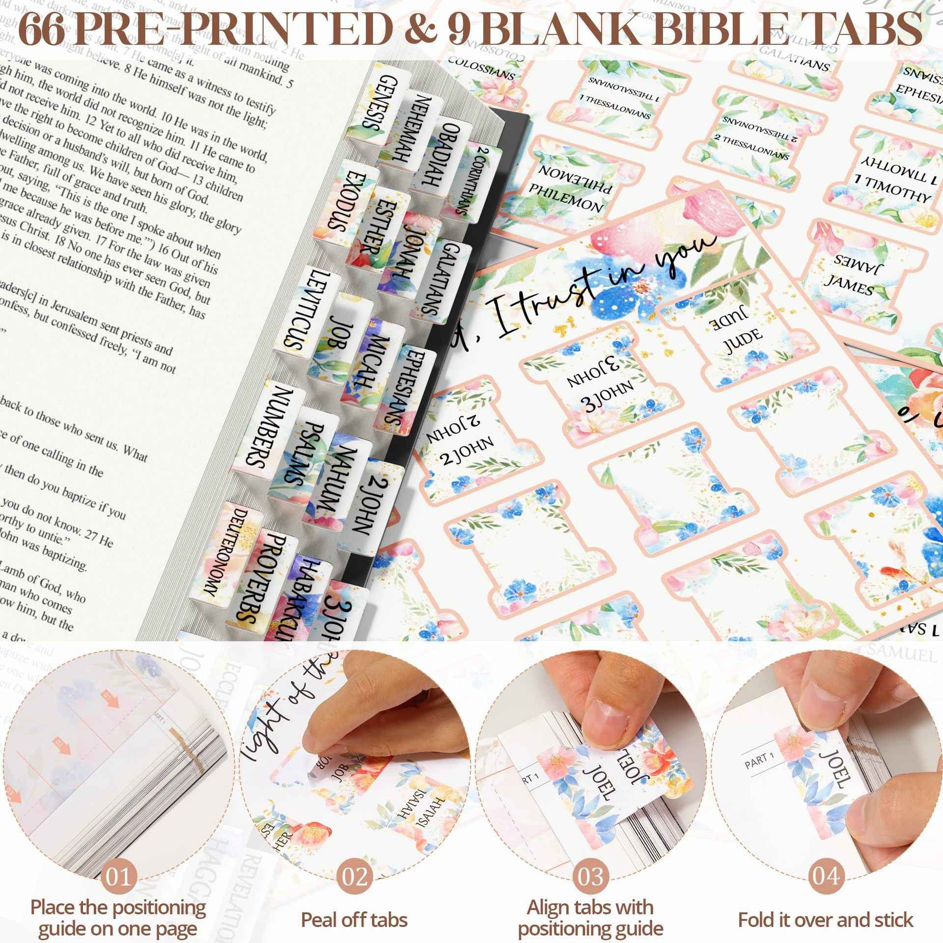 Bible Cover Case Journaling Kit with Highlighters and Pens