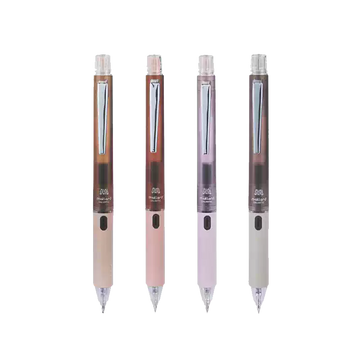 Gelová pera Penac Maillard-Tone, černý inkoust 0,5mm, otočný mechanismus, sada 4 per se 4 barvami těla