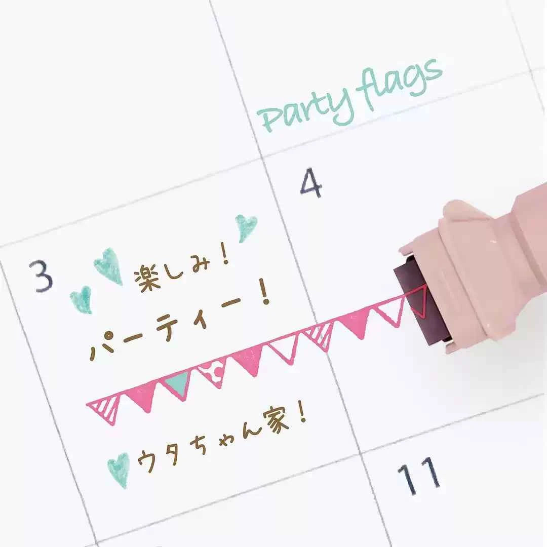 Kutsuwa Cruro Roller Stamp and Color Pen