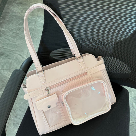 Transparent Motorcycle Ita Bag | Anime 10cm Doll Crossbody Shoulder Bag