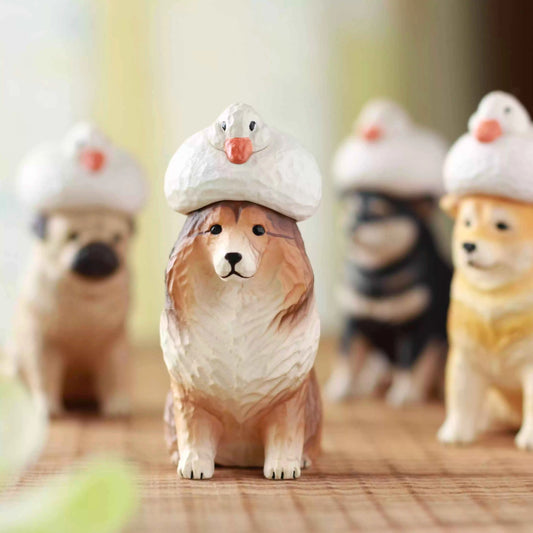 Akane Carved Duck & Dog Gacha 4 Types Pack