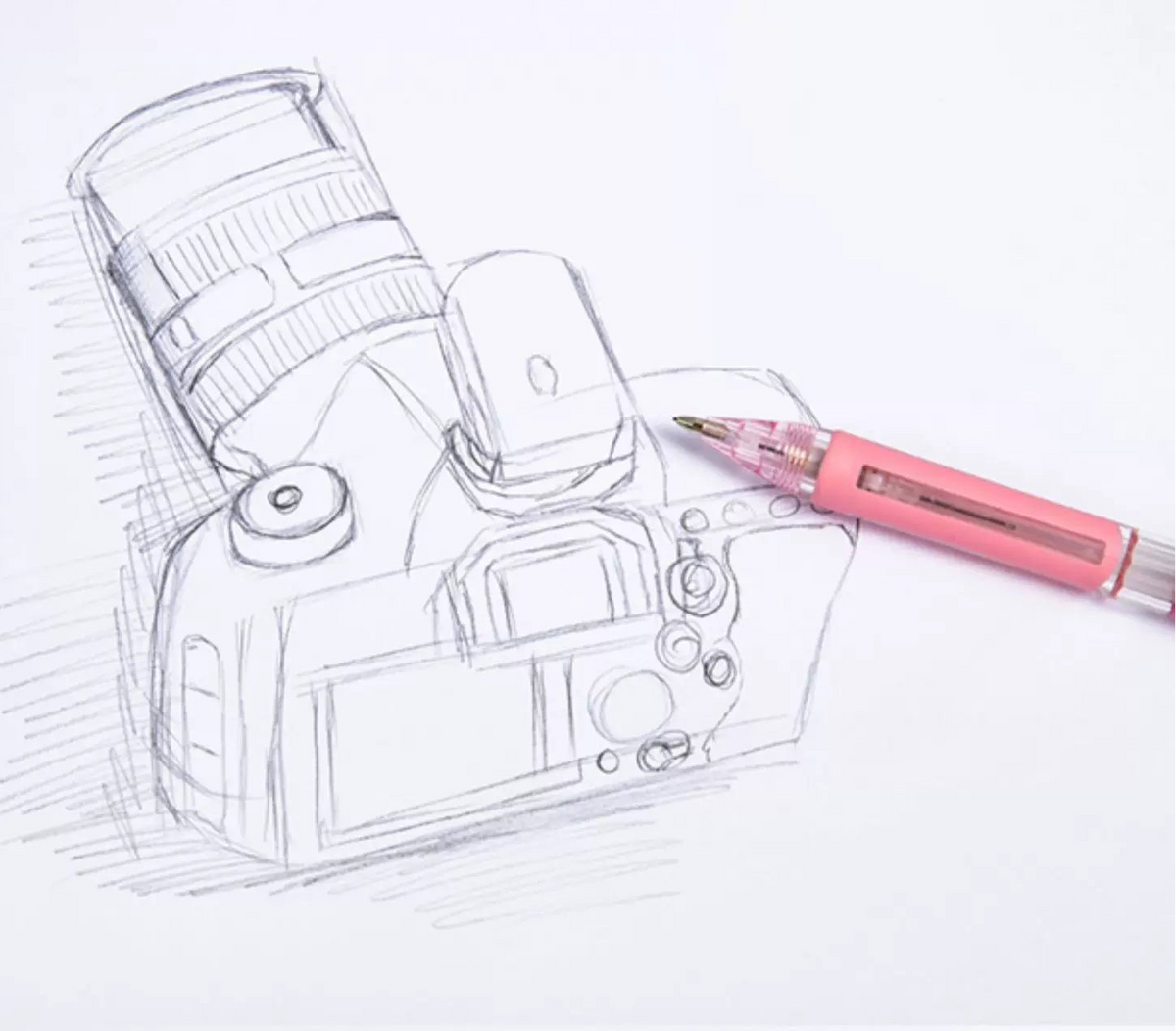 Penac UHOO SPP602 0.5mm Mechanical Pencil with Eraser & 12 HB Leads