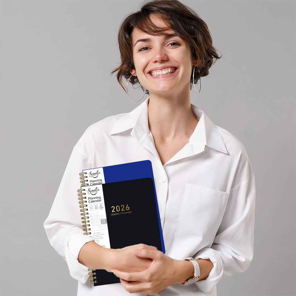 2026 Weekly and Monthly Planner Calendar A5