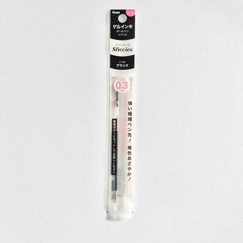 Pentel Sliccies Gel Multi Pen Refill - 0.3mm - 3 Pack