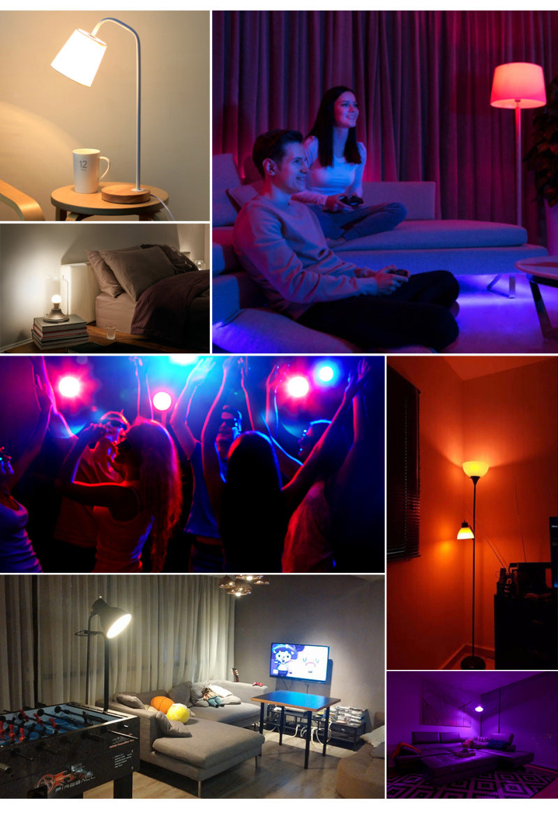 Smart GU10 LED Bulb 5W,WiFi & Bluetooth,Dimmable RGB Color Changing