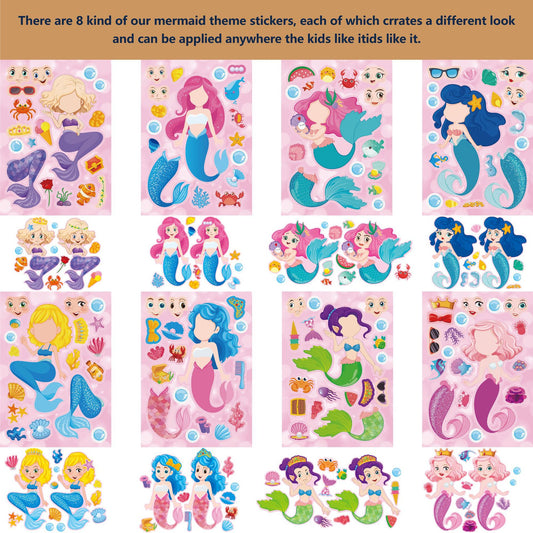 Make a Face Merenneito Tarrat Lapsille 24 Arkkia