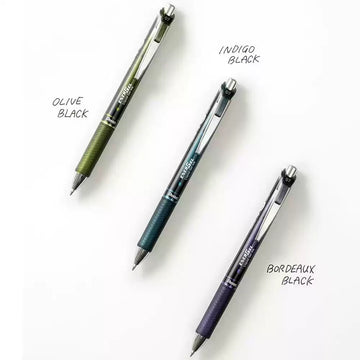 Pentel Energel BLN-75CA Retractable Gelstift | 0,5/0,7 mm | Vintage-Stil | 3er-Pack | Japan