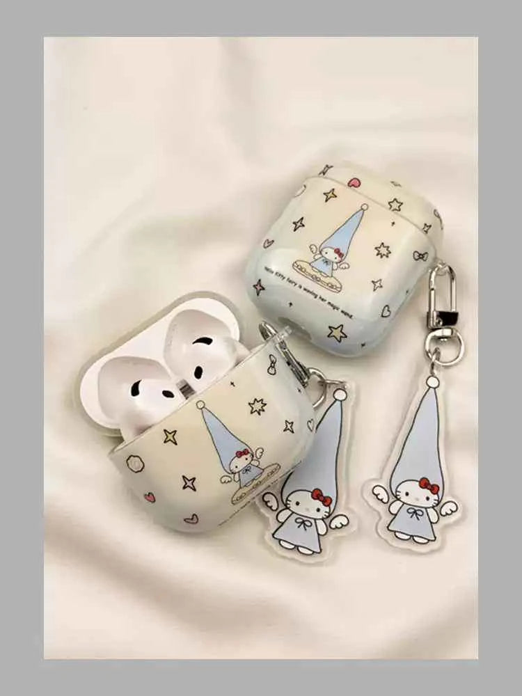 Star Long Hat Hello Kitty AirPods Case