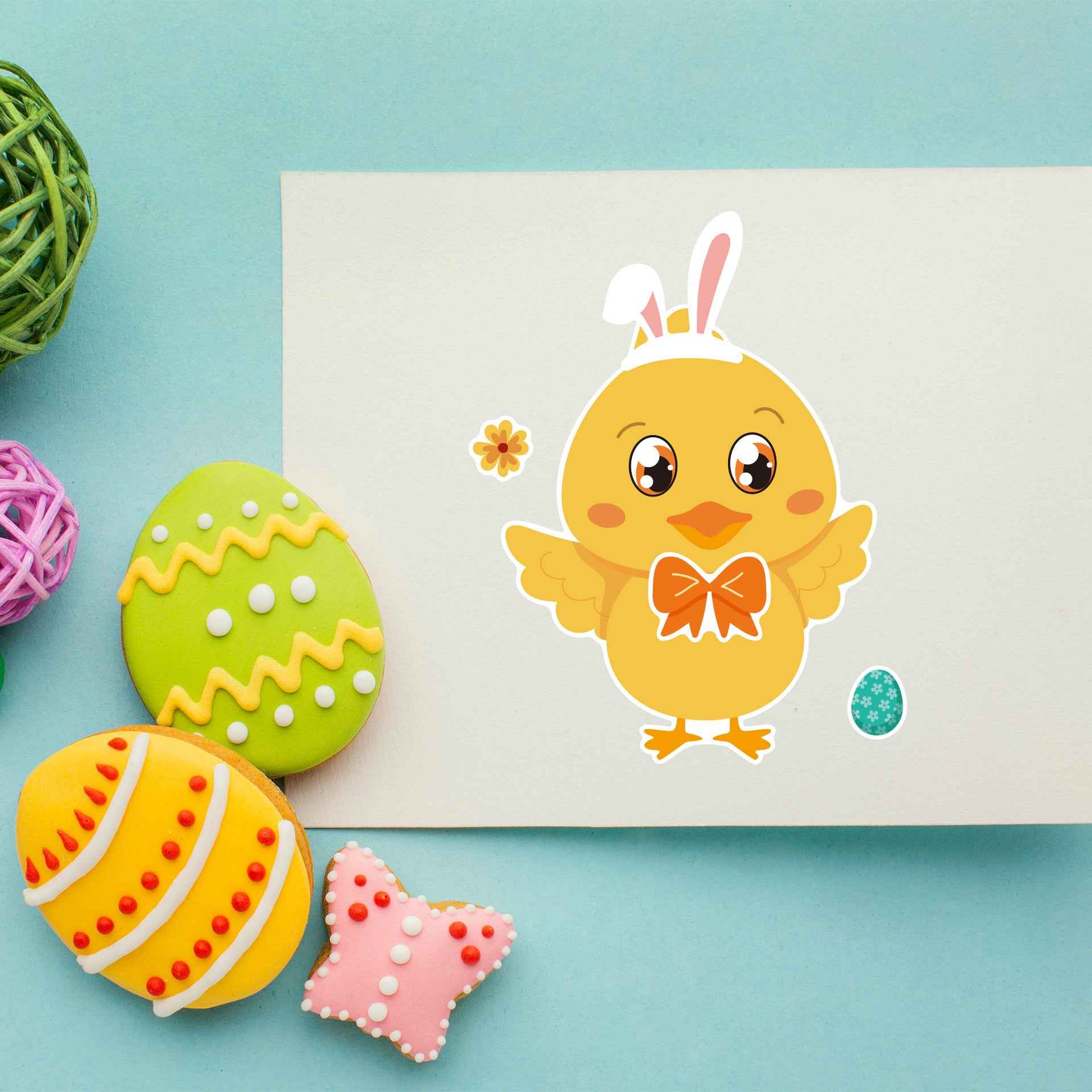 Make a Face Anime Easter Stickers for Kids 24 Sheets