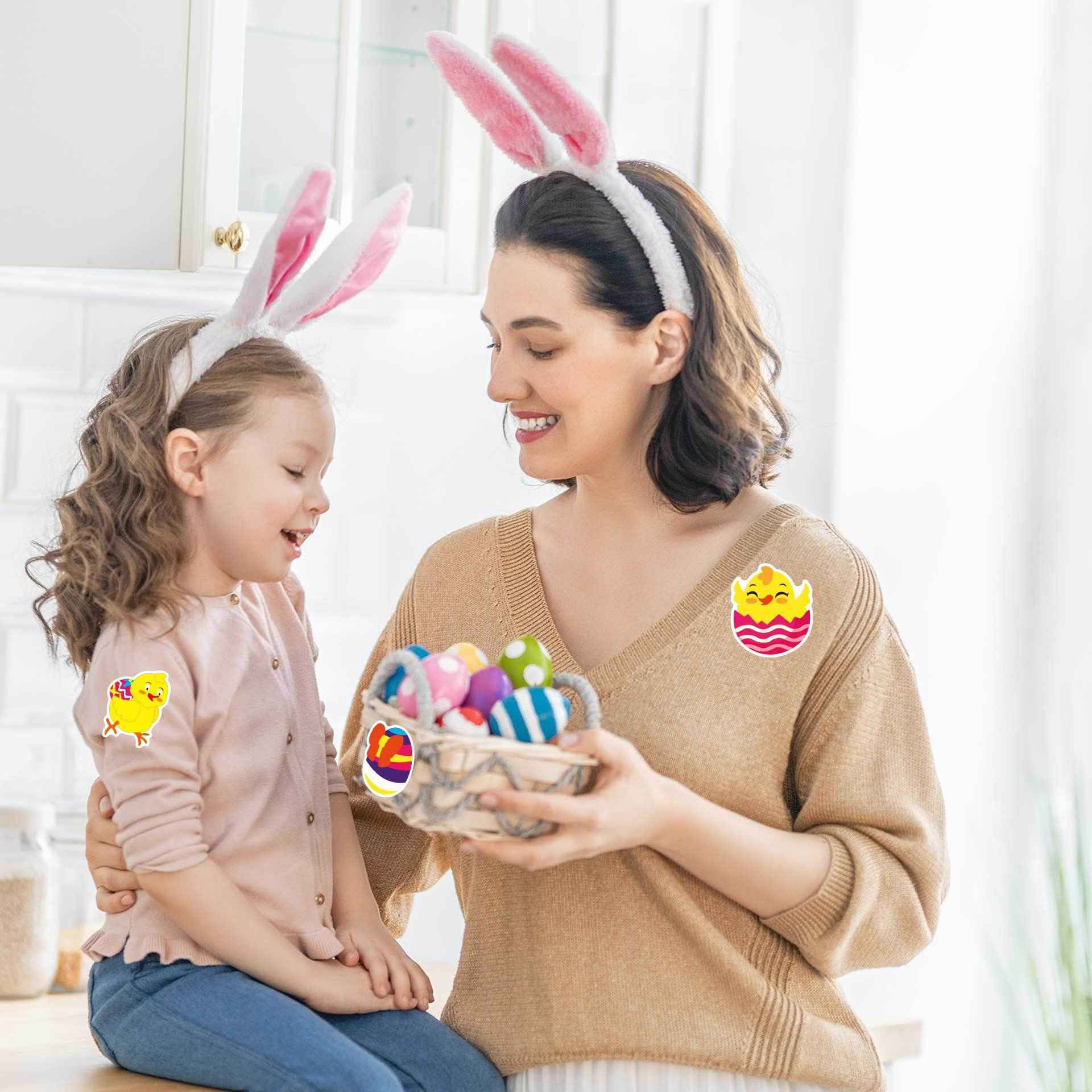 Make a Face Happy Easter Stickers for Kids 24 Sheets