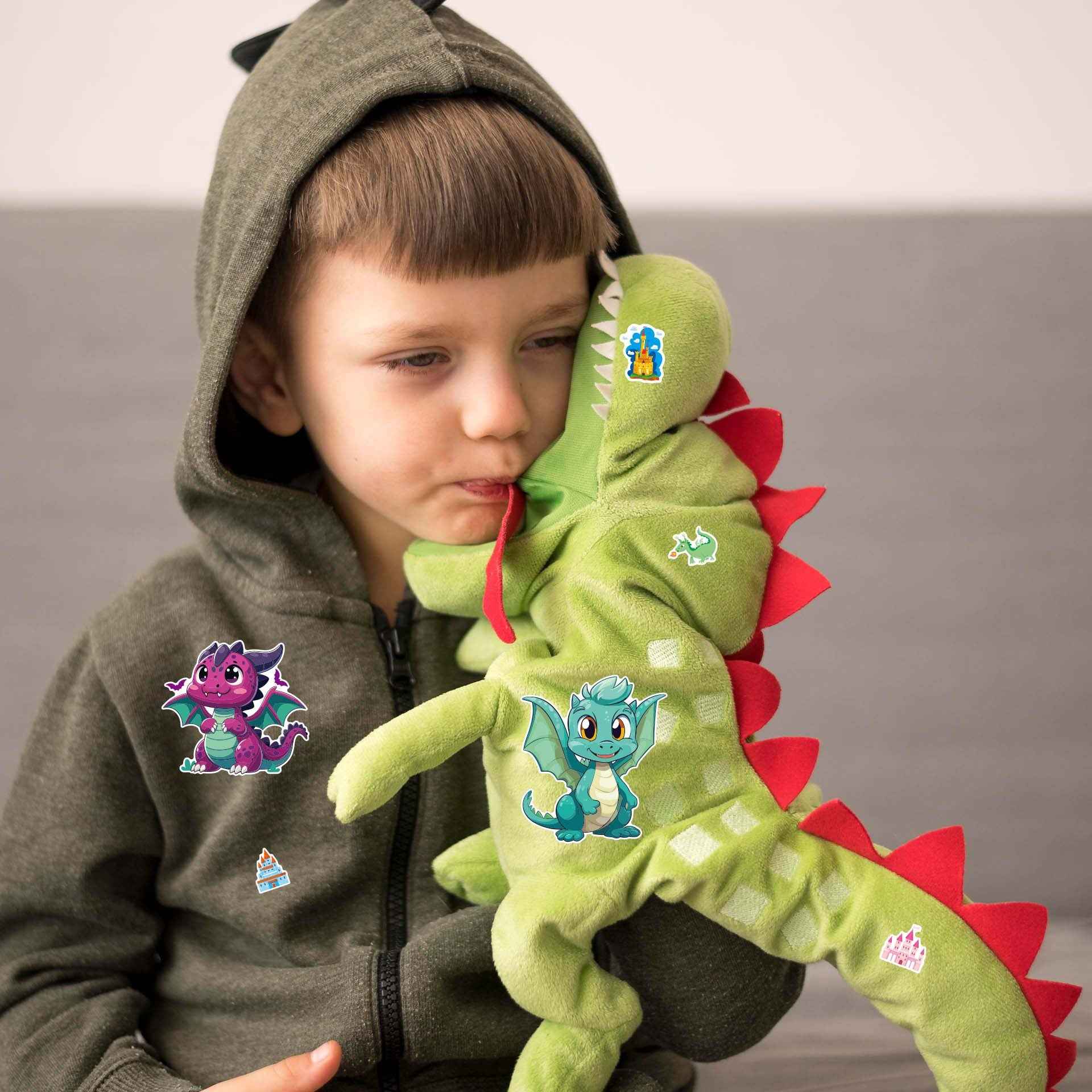 Make a Face Cartoon Charizard DIY Stickers for Kids 24 Sheets