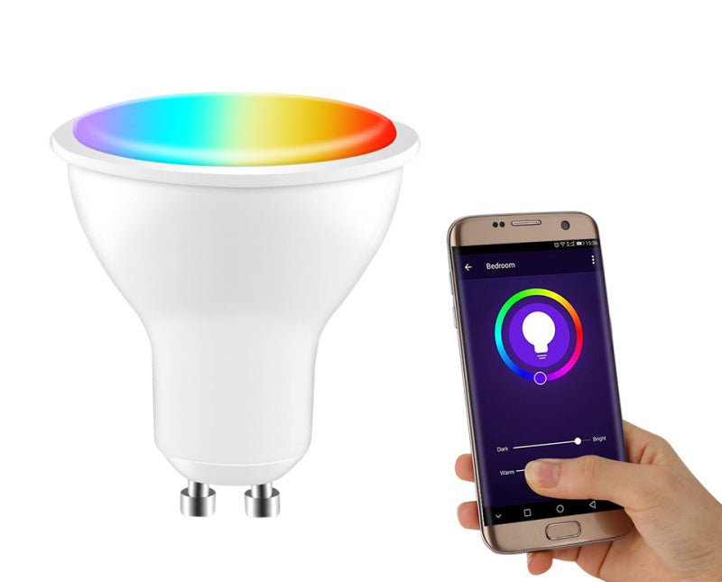 Smart GU10 LED Bulb 5W,WiFi & Bluetooth,Dimmable RGB Color Changing