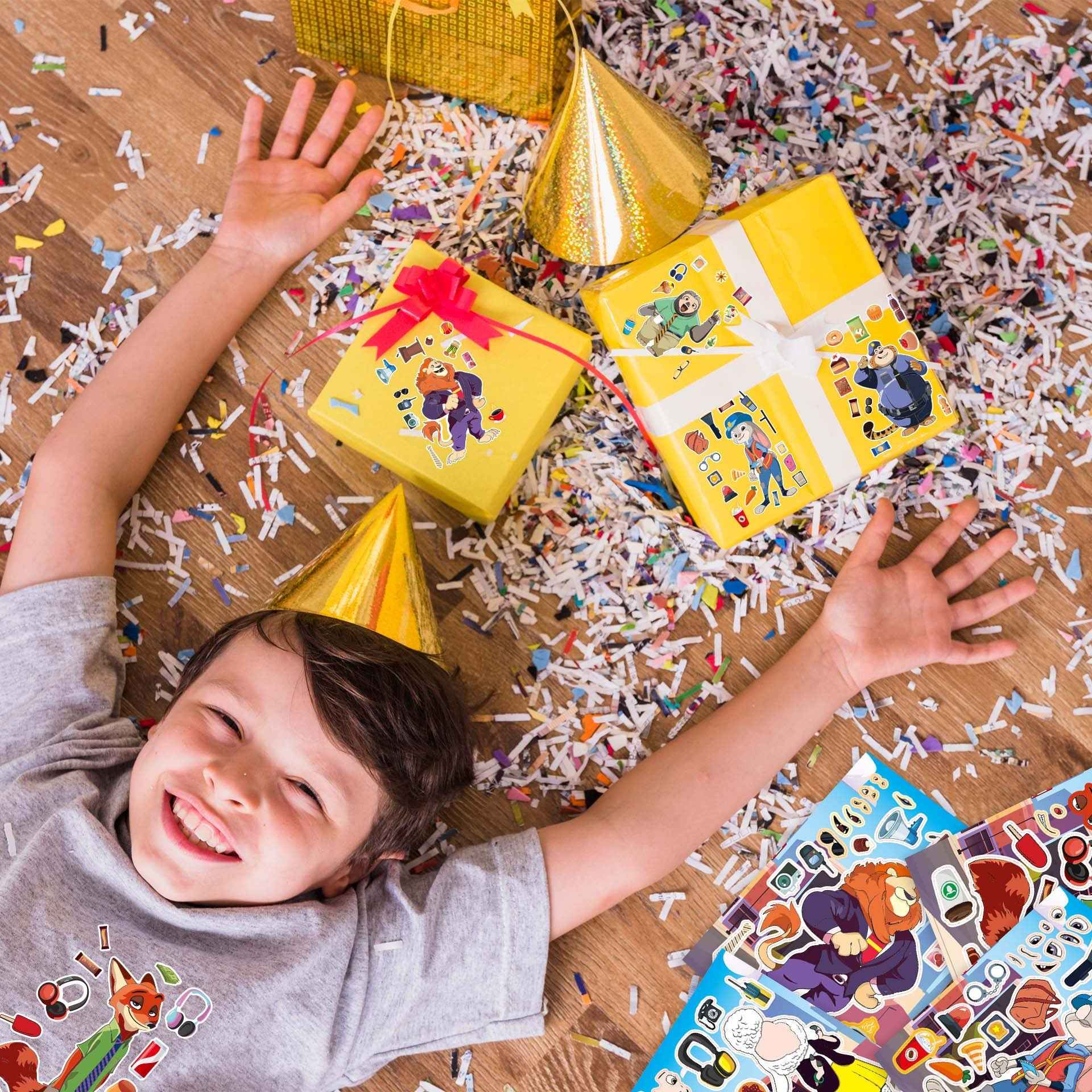 Make a Face Zootopia Stickers for Kids 24 Sheets