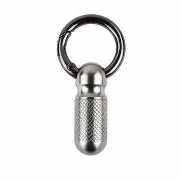 Pure Titanium EDC Waterproof Pill Capsule | Mini Sealed Keychain Canister