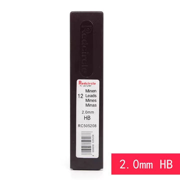 Náhradní tuhy do mechanické tužky Redcircle 2,0 mm, 12 kusů v krabičce | HB, 2B, 4B nebo 6B