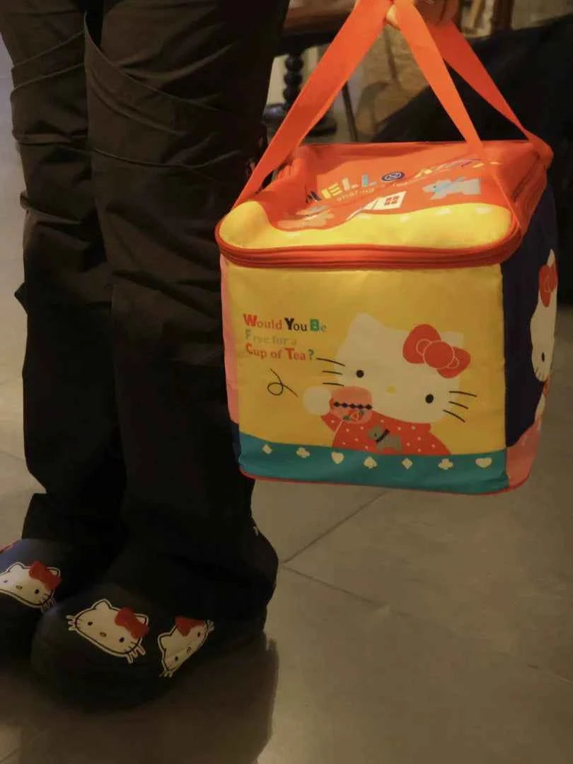 Hello Kitty Insulated Lunch Picnic Storage Bag