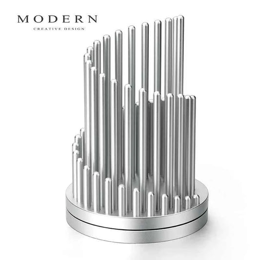 Modern Aluminum Rotating Stress‑Relief Pen Holder