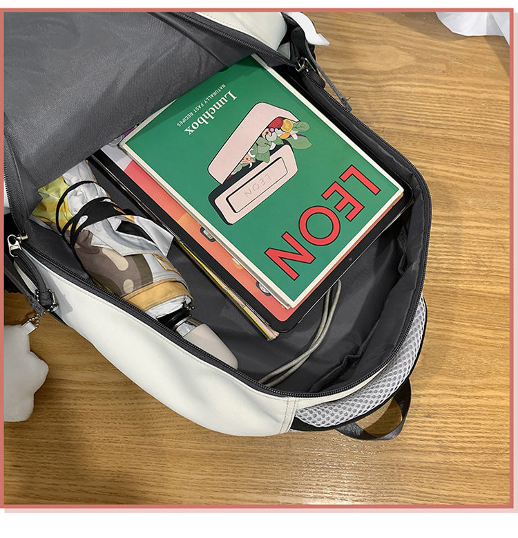 Korean Cat Series Student Backpack | Cute Lightweight School Bag for Girls