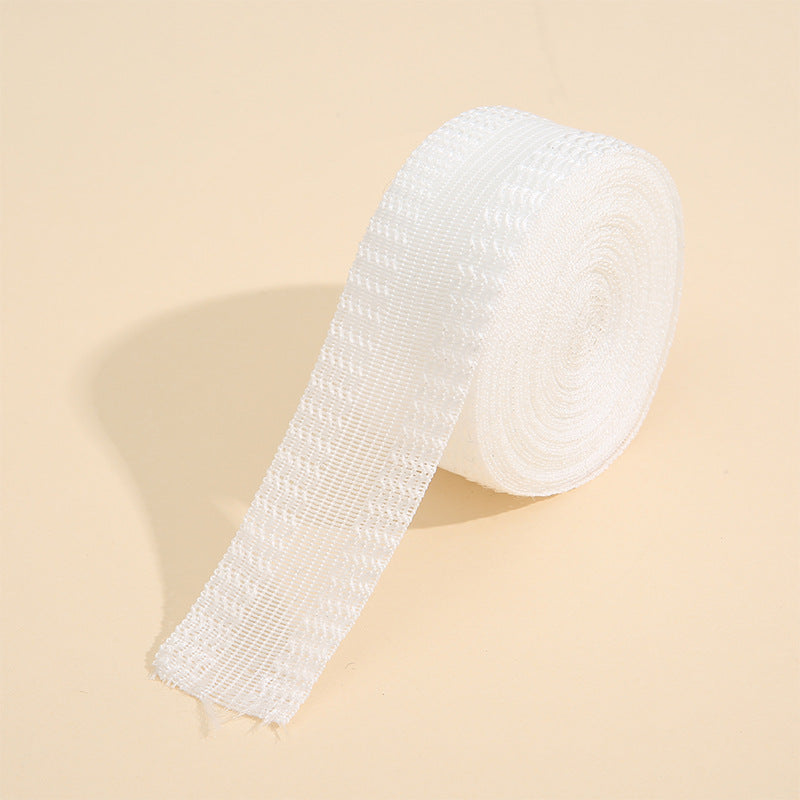 White iron-on hem tape roll, 22 yards—self-adhesive for instant pant hems