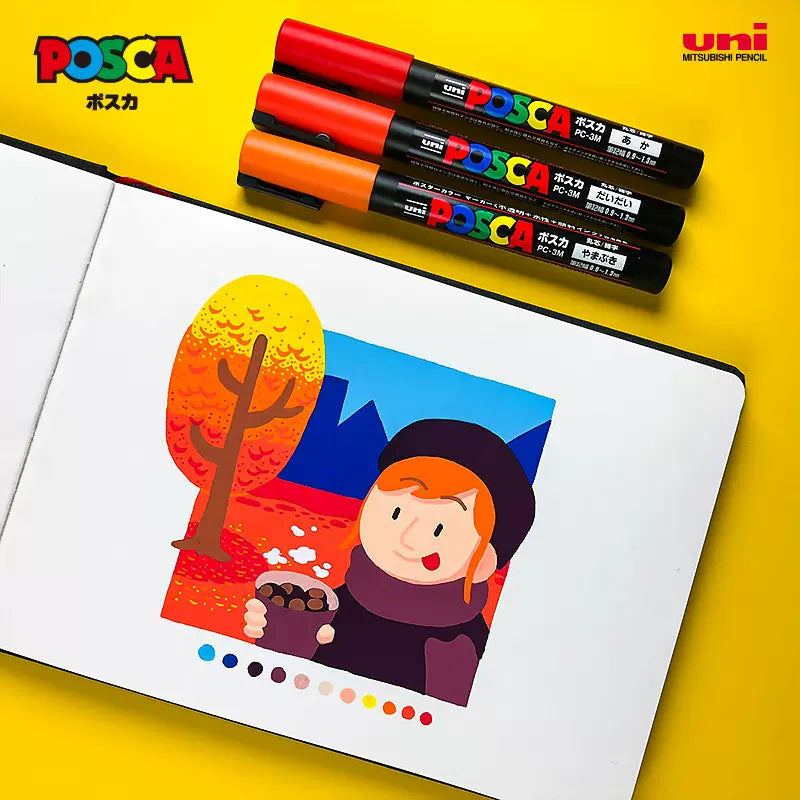 UNI POSCA PC-17K Paint Markers,15mm Extra Broad Tip,Single