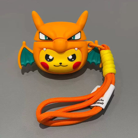 Pokémon AirPods Silicone Protective Case | Pikachu & Charizard B