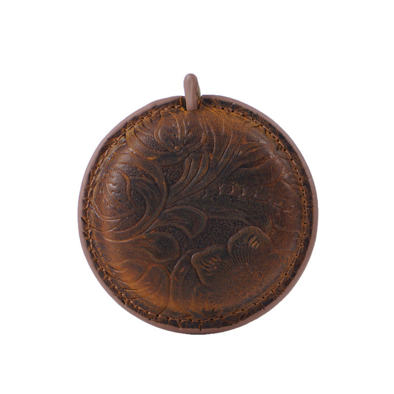 Leather Mini Tape Measure,Vintage Sewing & Body Tape Flower