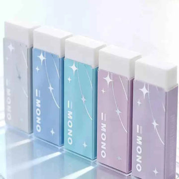 Tombow Mono Plastic Eraser Shimmer Edition 5 Pack