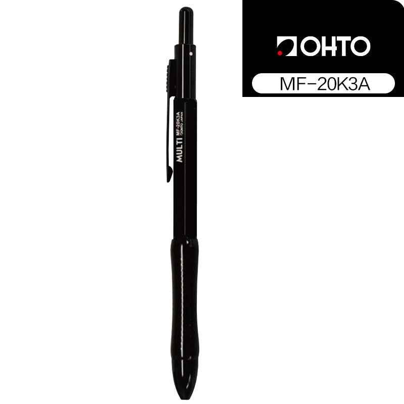 OHTO 2+1 Multi-Function Pen,0.5mm Mechanical Pencil,0.7mm Ballpoint Pen Black