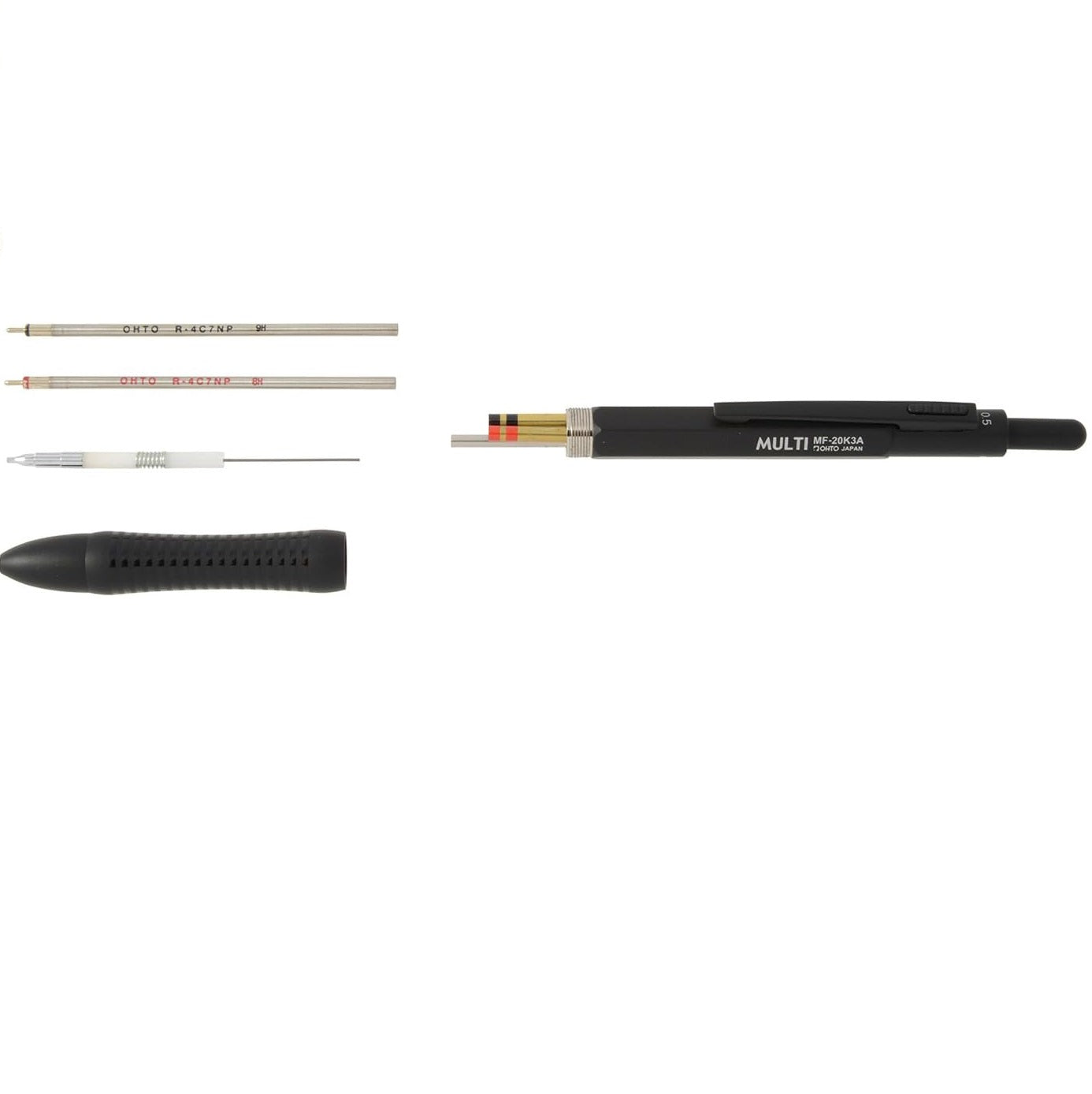 OHTO 2+1 Multi-Function Pen,0.5mm Mechanical Pencil,0.7mm Ballpoint Pen