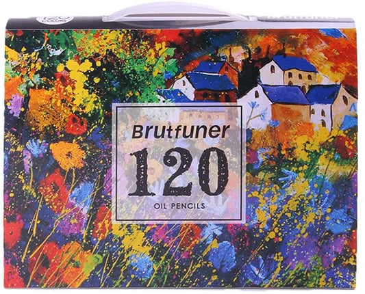 BRUTFUNER 120 PCS Oil Based Classic Colored Pencils Drawing Set