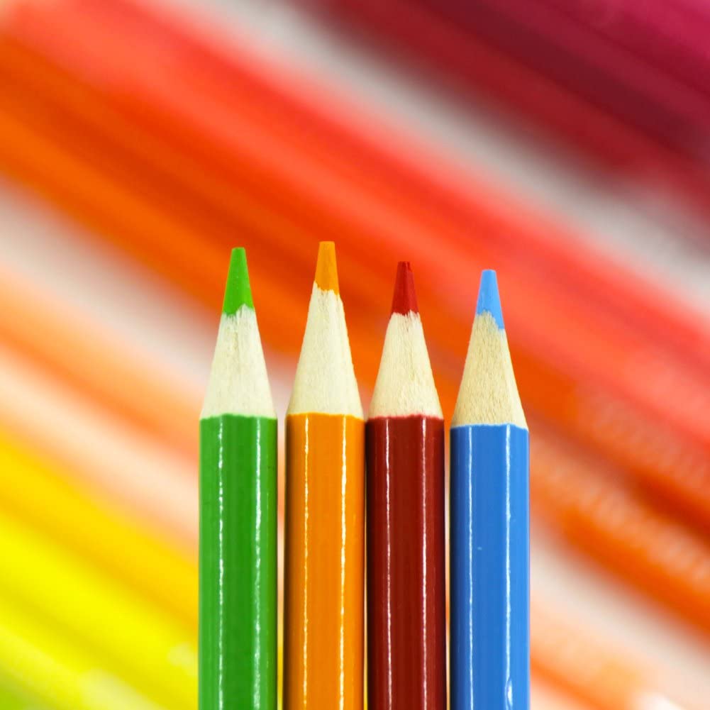 BRUTFUNER 160 Colors Oily Art Pre-Sharpened Coloured Pencils Set