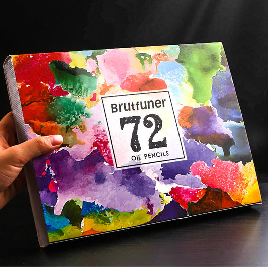 BRUTFUNER 72 Colored Pencils Set Oil Based