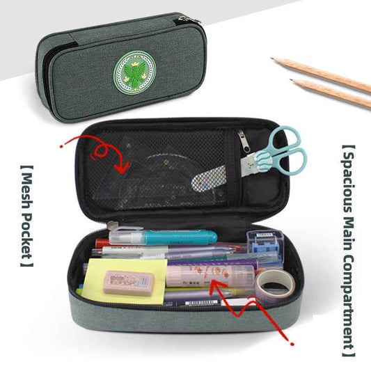 Large Capacity Oxford Fabric Pencil Case School Stationery Bag