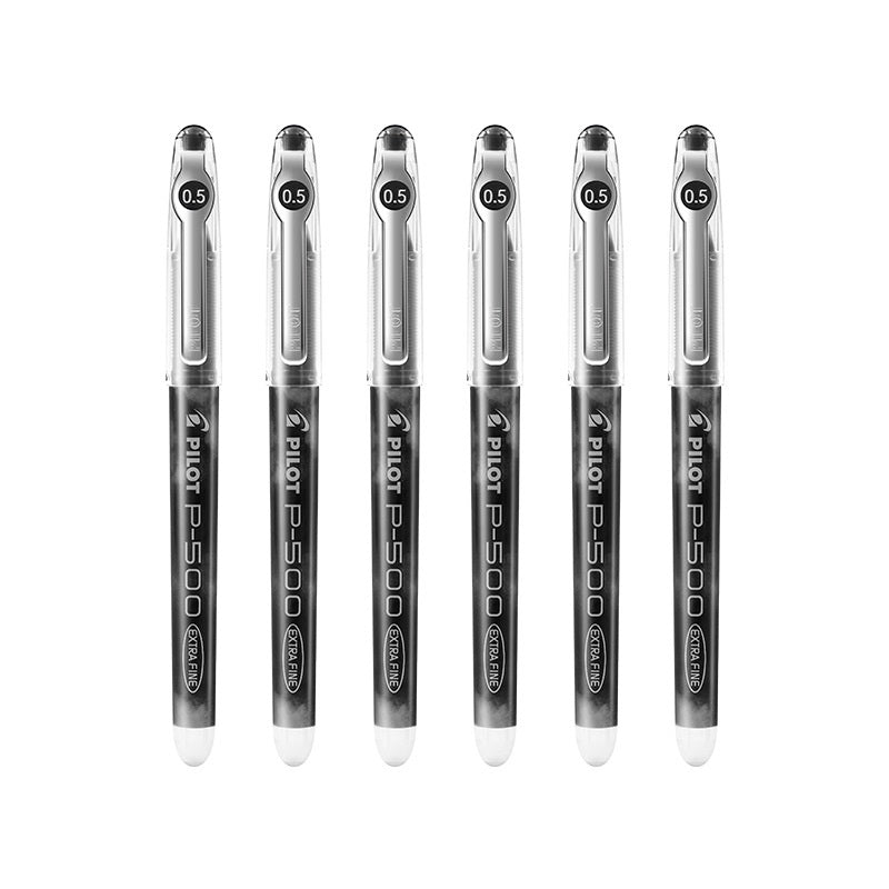 Pilot Precise P-500 Gel Ink Rolling Ball Pens,Extra Fine Point,6 Pack
